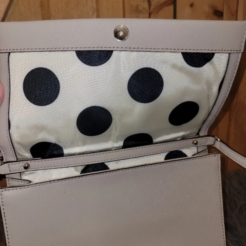 kate spade Cream Crossbody Wallet